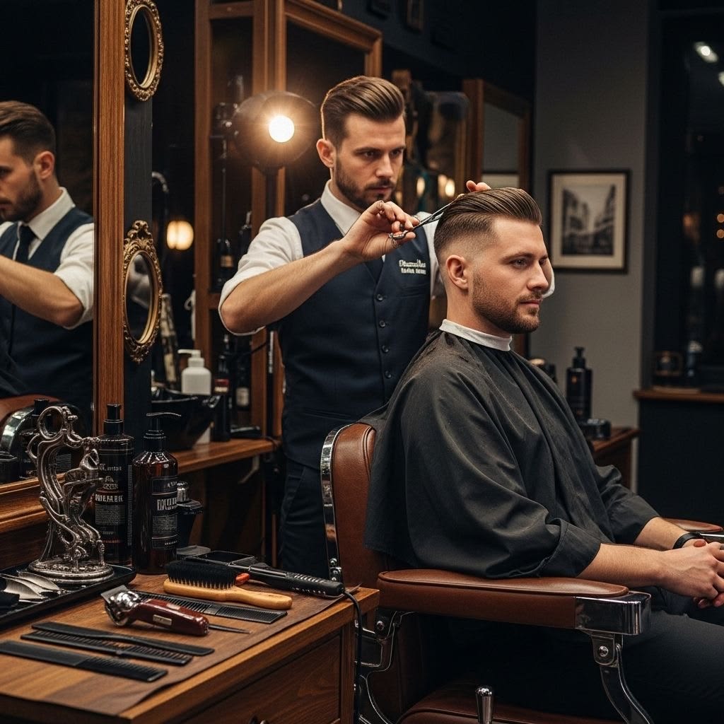 Sharp service. Serious training. Built for modern barbers.