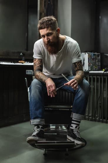 Quick Barber founder in a barber chair