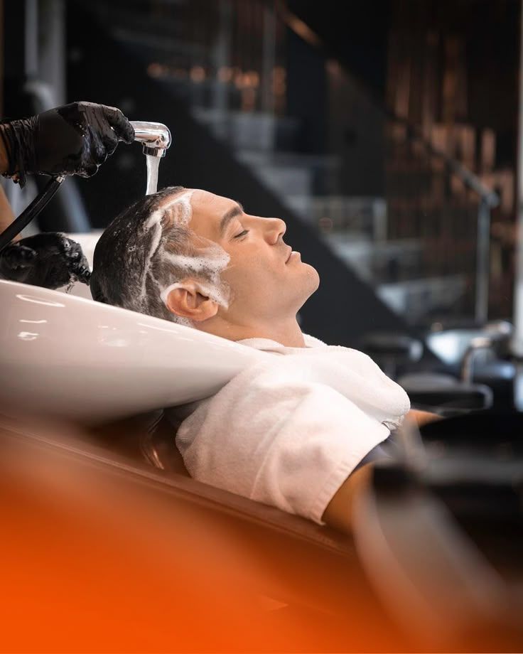 Barber wash service